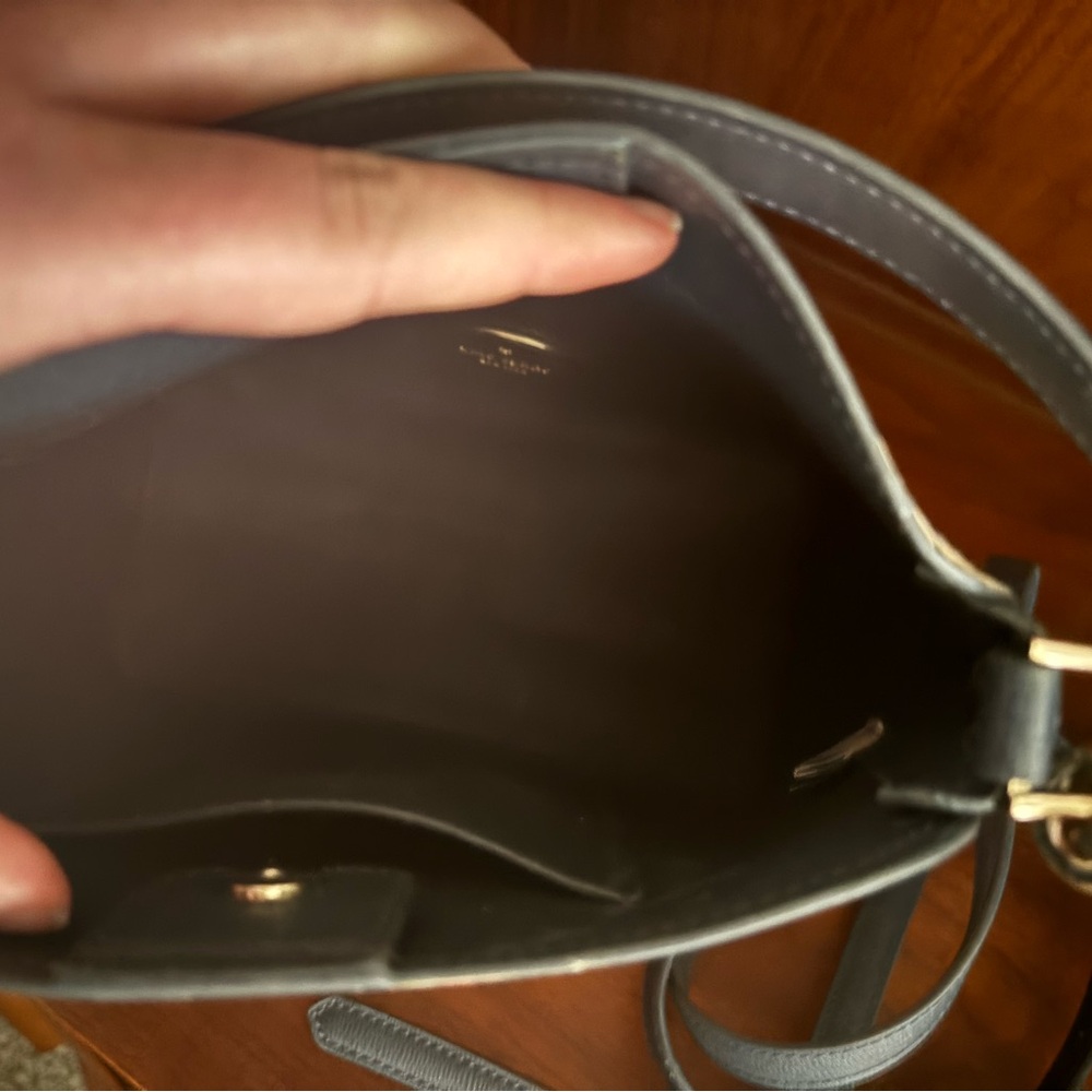 Kate Spade Darcy Small Bucket Bag in Road Trip Floral Blue - Picture 5 of 5